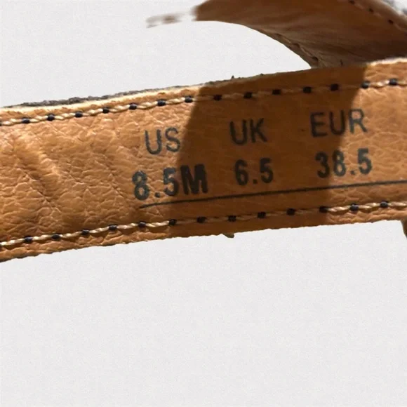 Naturalizer Janessa Slate Blue Leather Sandals — NWOT — Size 8.5 - Picture 5 of 7